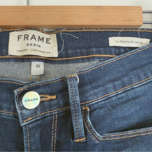 Frame Denim Le Skinny de Jeanne Ankle Skinny Jeans Size: 25 - Picture 2 of 4